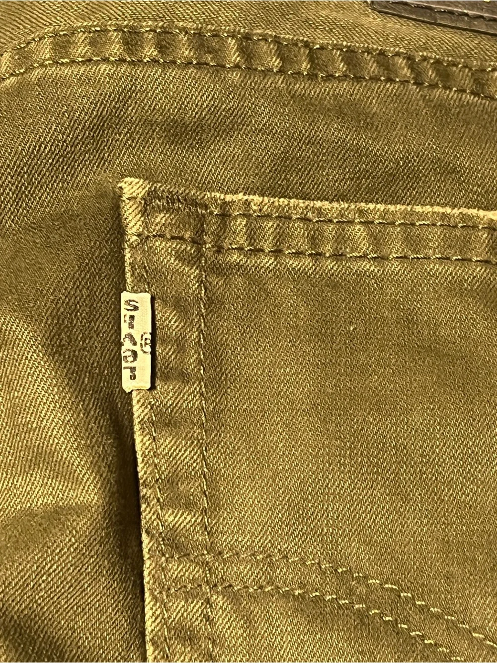 Levi 514 Olive Green Men’s 34/34 Jeans